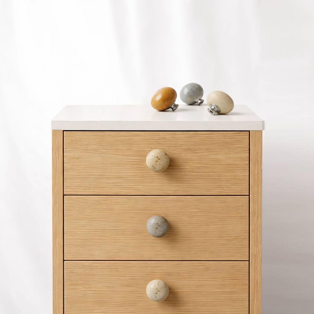 Cabinet Knobs, Natural Stone Cabinet Knob, Rustic Pebble Hardware, Handmade Furniture Knobs, Kitchen Cabinet Hardware